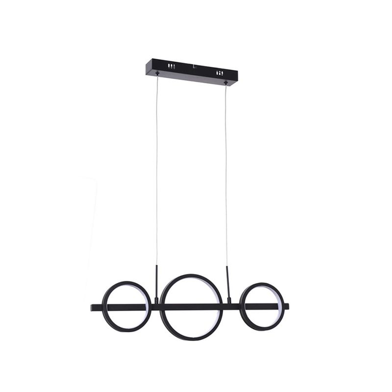 EVOLITE - Lámpara de techo de 3 anillos LED