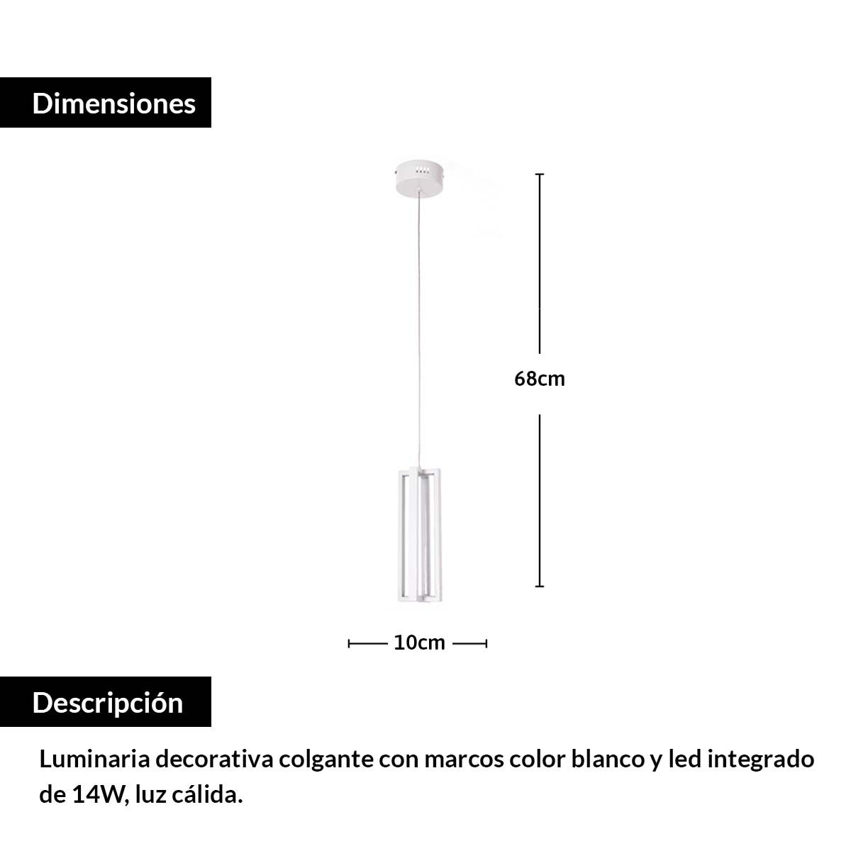EVOLITE - Lámpara de techo suspendida EDS-020
