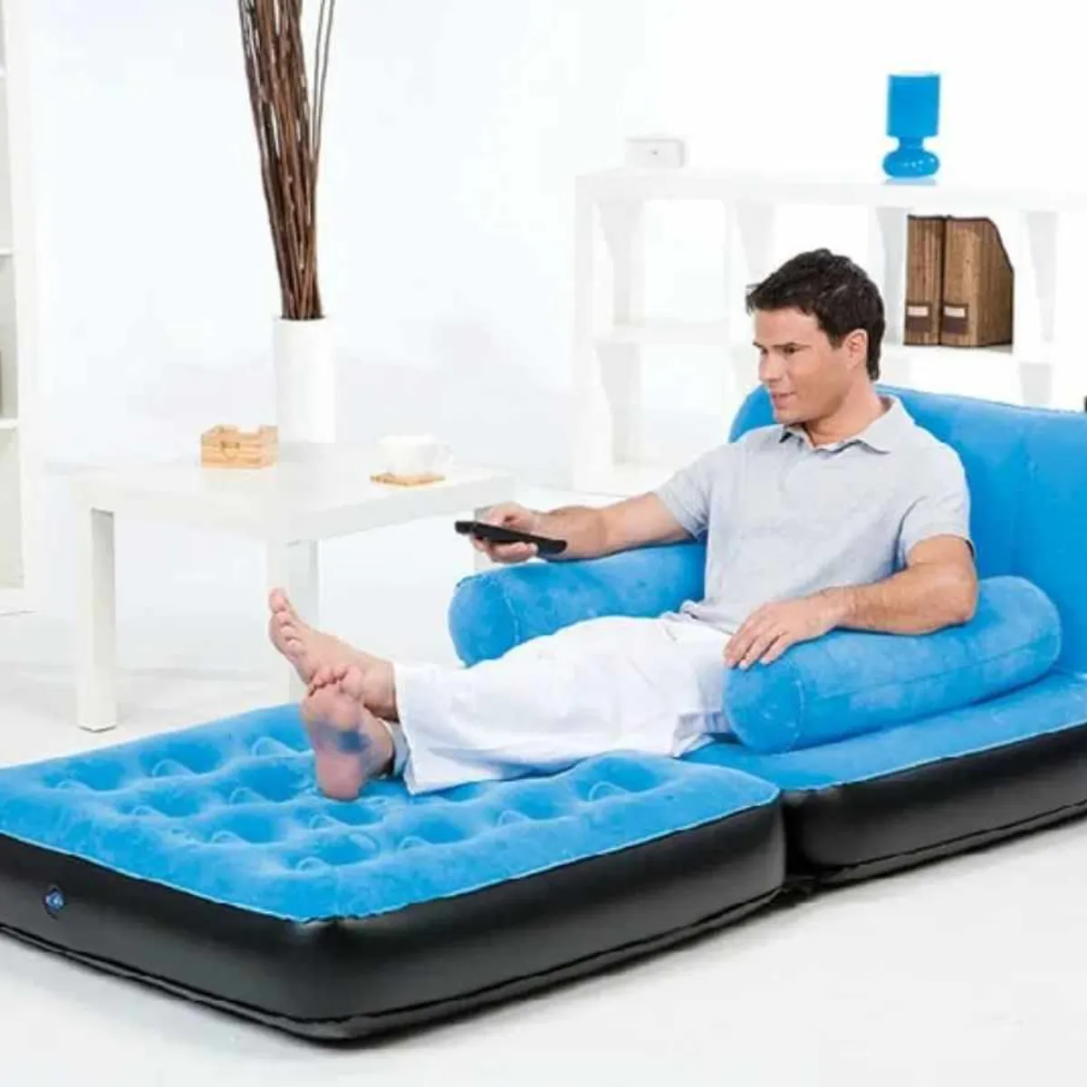 GENERICO - Sofa Cama Inflable Sillon Puff Gigante de Hogar Terraza Habitacion