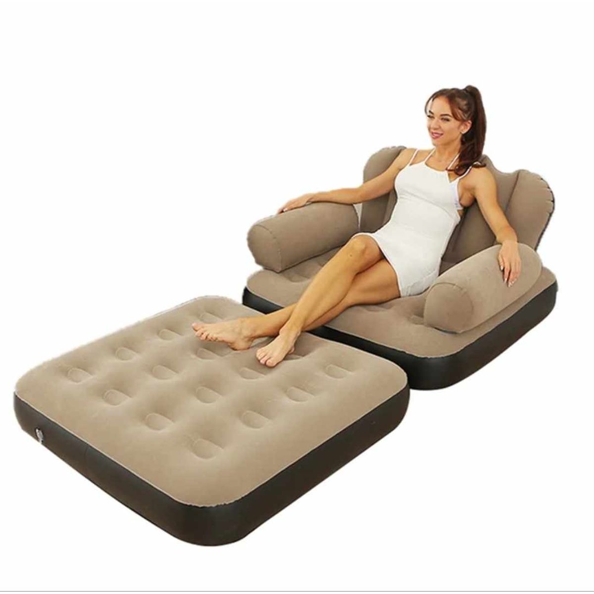 GENERICO - Sofa Cama Inflable Sillon Puff Gigante de Hogar Terraza Habitacion