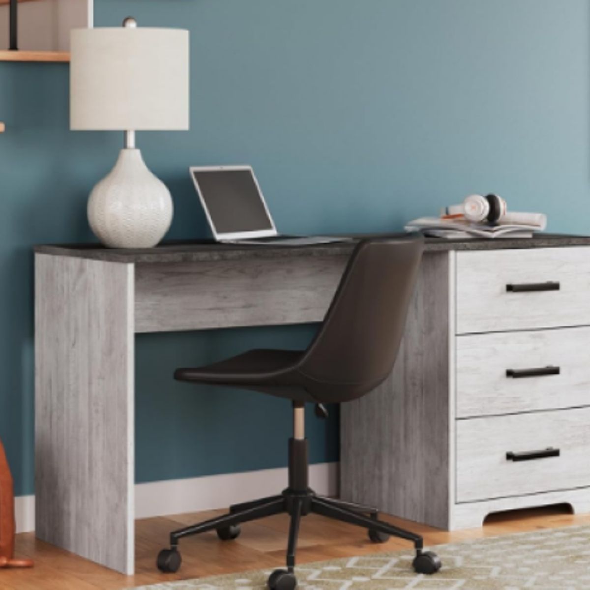 NACION MUEBLES - ESCRITORIO NACION MUEBLES ASHLEY COLOR GRIS