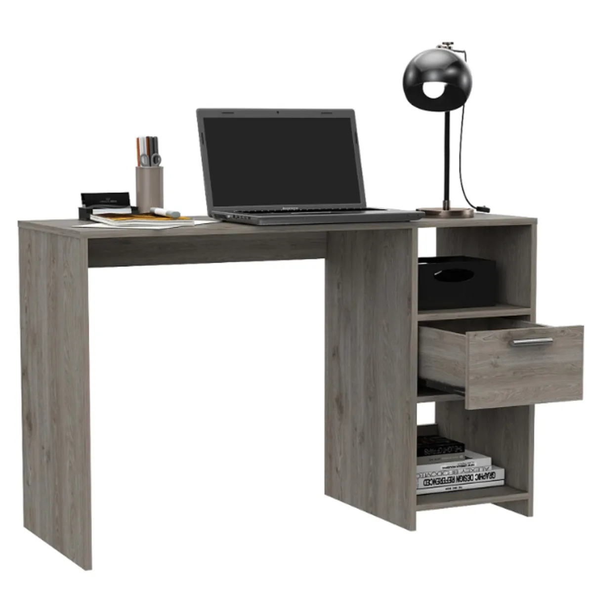 NACION MUEBLES - ESCRITORIO NACION MUEBLES LOKI COLOR GRIS