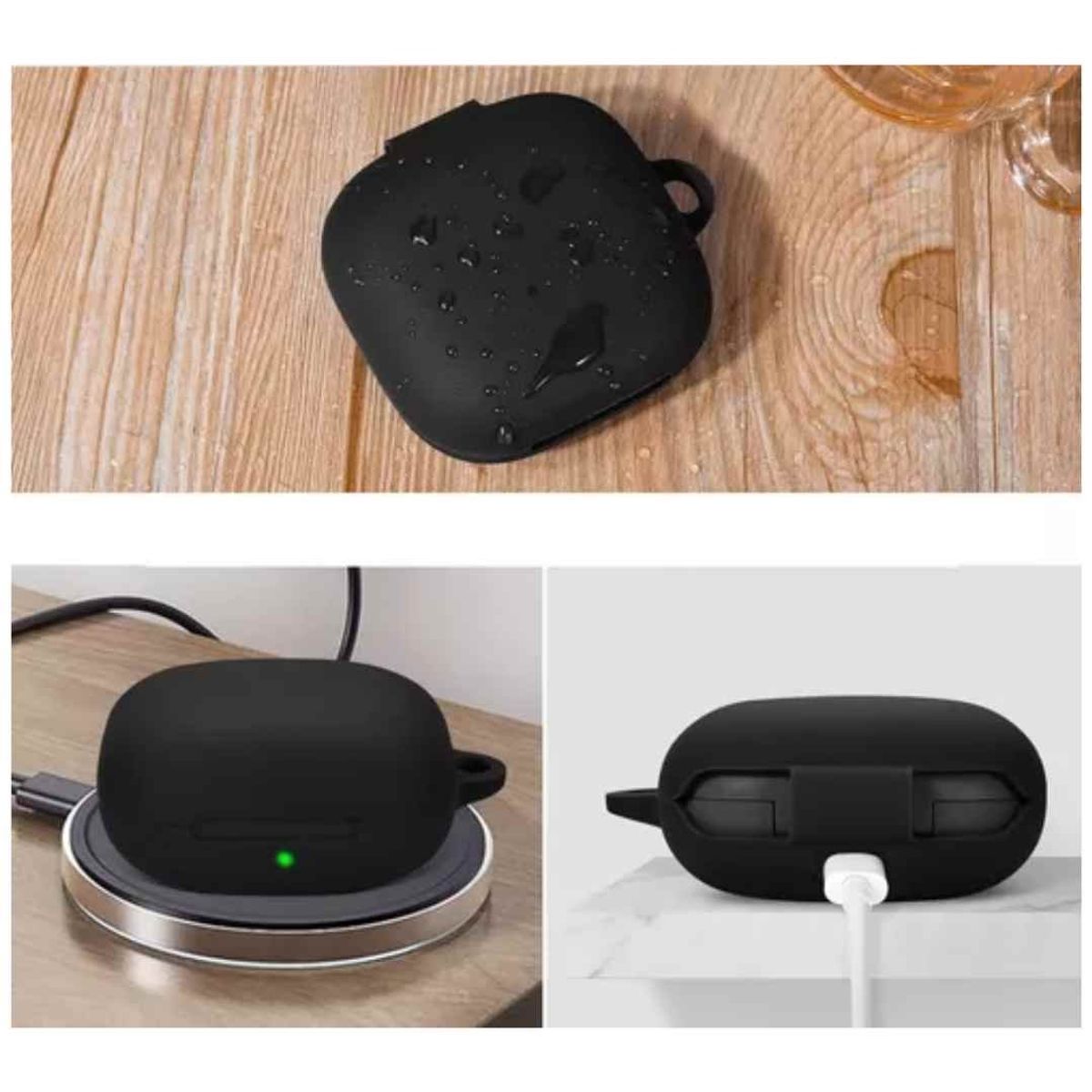 GENERICO - Funda Case De Silicona Para Audifonos Beats Fit Pro 2021 Negro