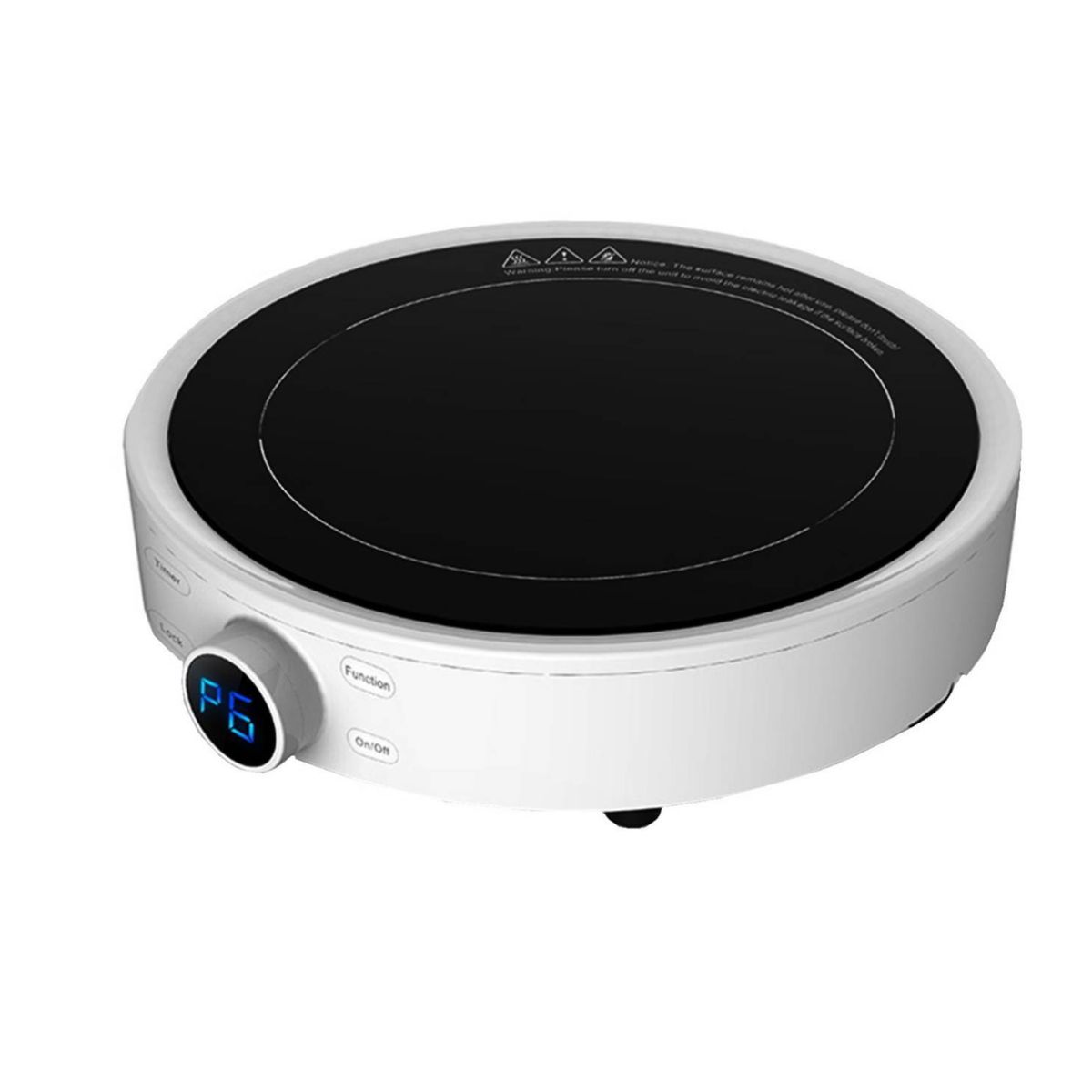 MEGAMOM - Cocina de Inducción Una Hornilla Megamom 2000 Watts MM-102SI