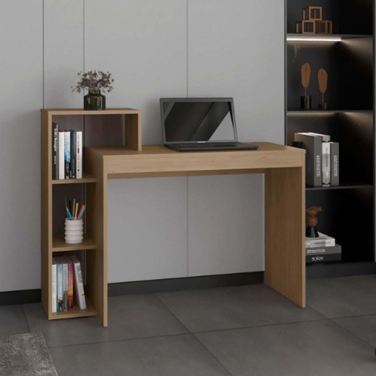 NACION MUEBLES - ESCRITORIO NACION MUEBLES FABIANNA COLOR MADERA