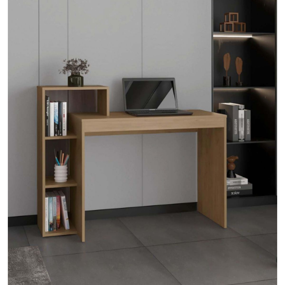 NACION MUEBLES - ESCRITORIO NACION MUEBLES FABIANNA COLOR MADERA