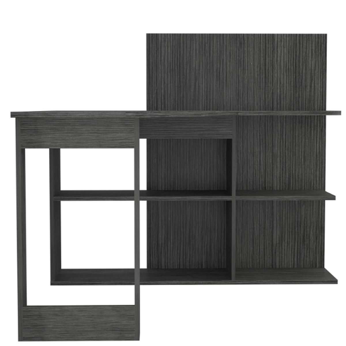 NACION MUEBLES - ESCRITORIO NACION MUEBLES HEIDI COLOR GRIS OSCURO