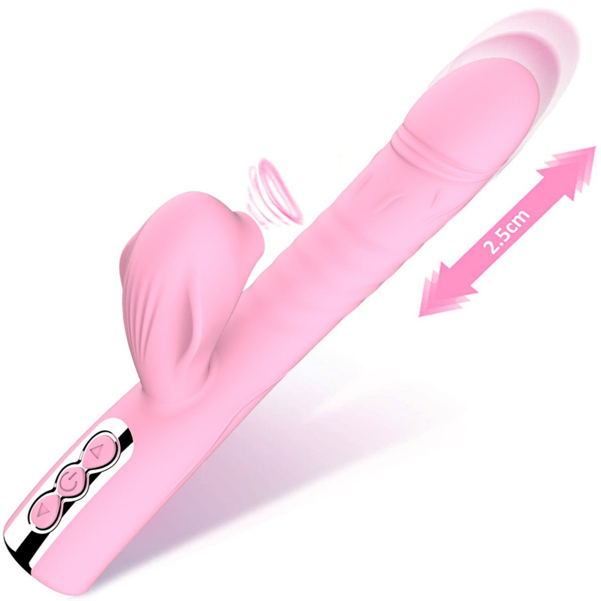 GENERICO - JUGUETE SEXUAL VIBRADOR CONSOLADOR DE SILICONA PARA MUJERES