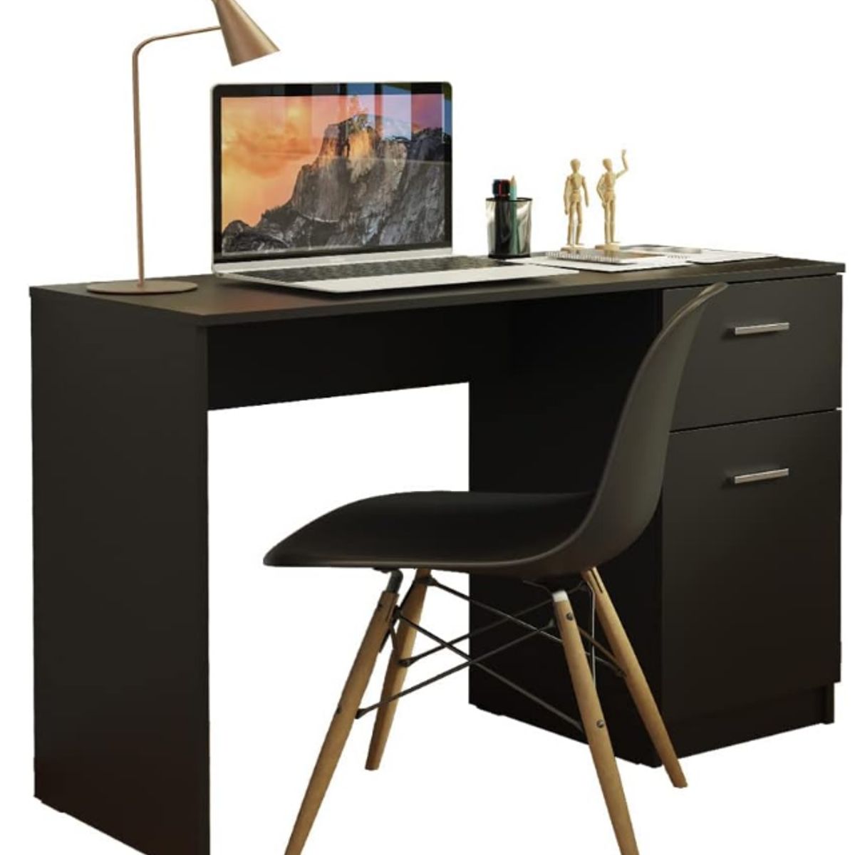 NACION MUEBLES - ESCRITORIO NACION MUEBLES JEYKOB COLOR NEGRO