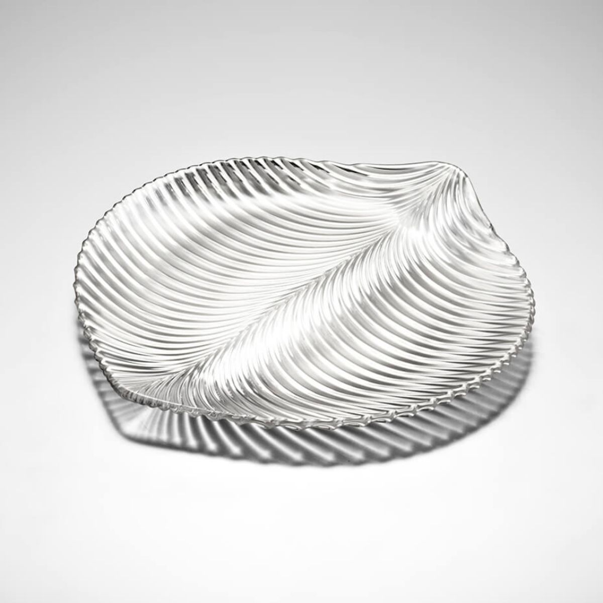 HYGGE - Gran Frutero de Vidrio en forma de Hoja