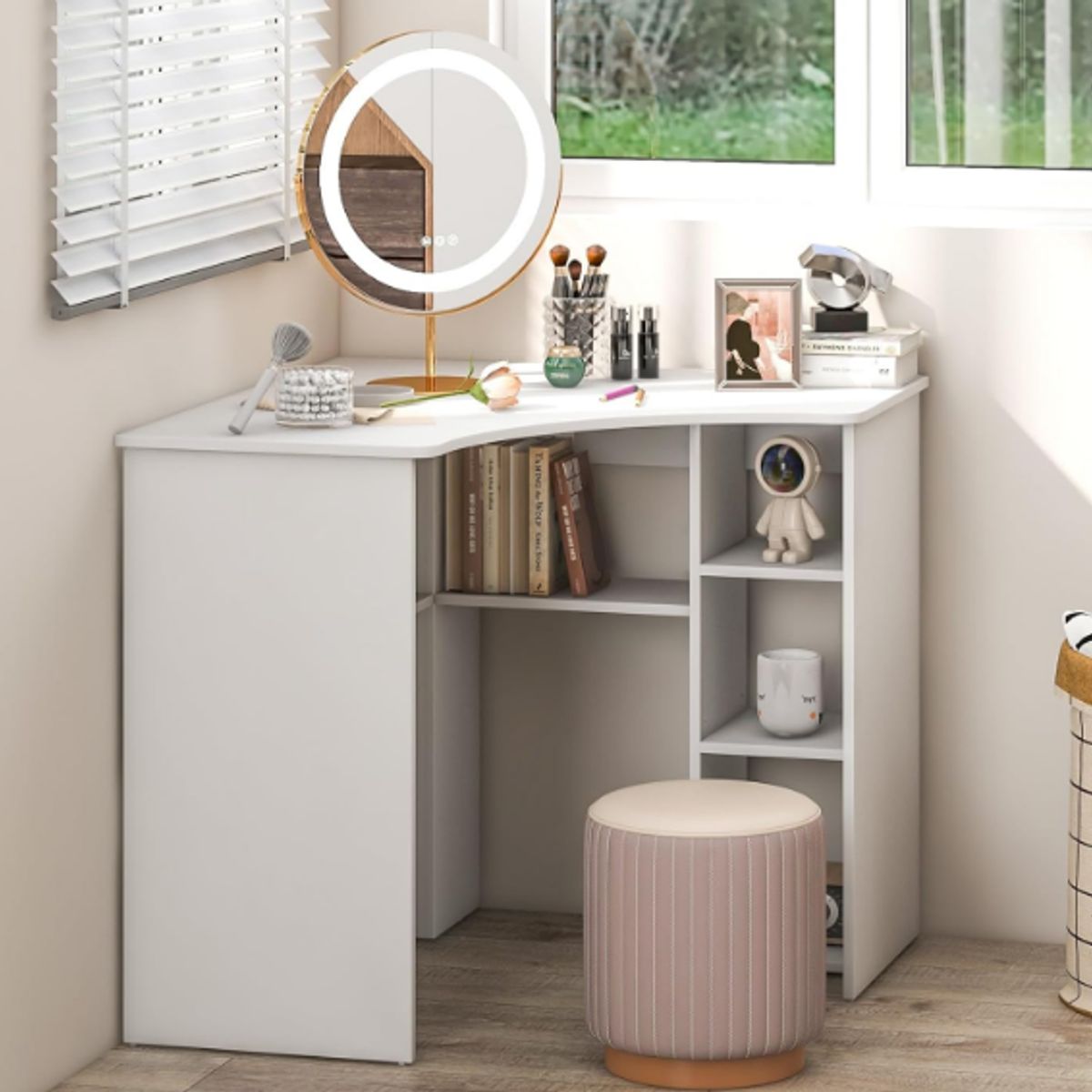 NACION MUEBLES - ESCRITORIO NACION MUEBLES NORICK COLOR BLANCO