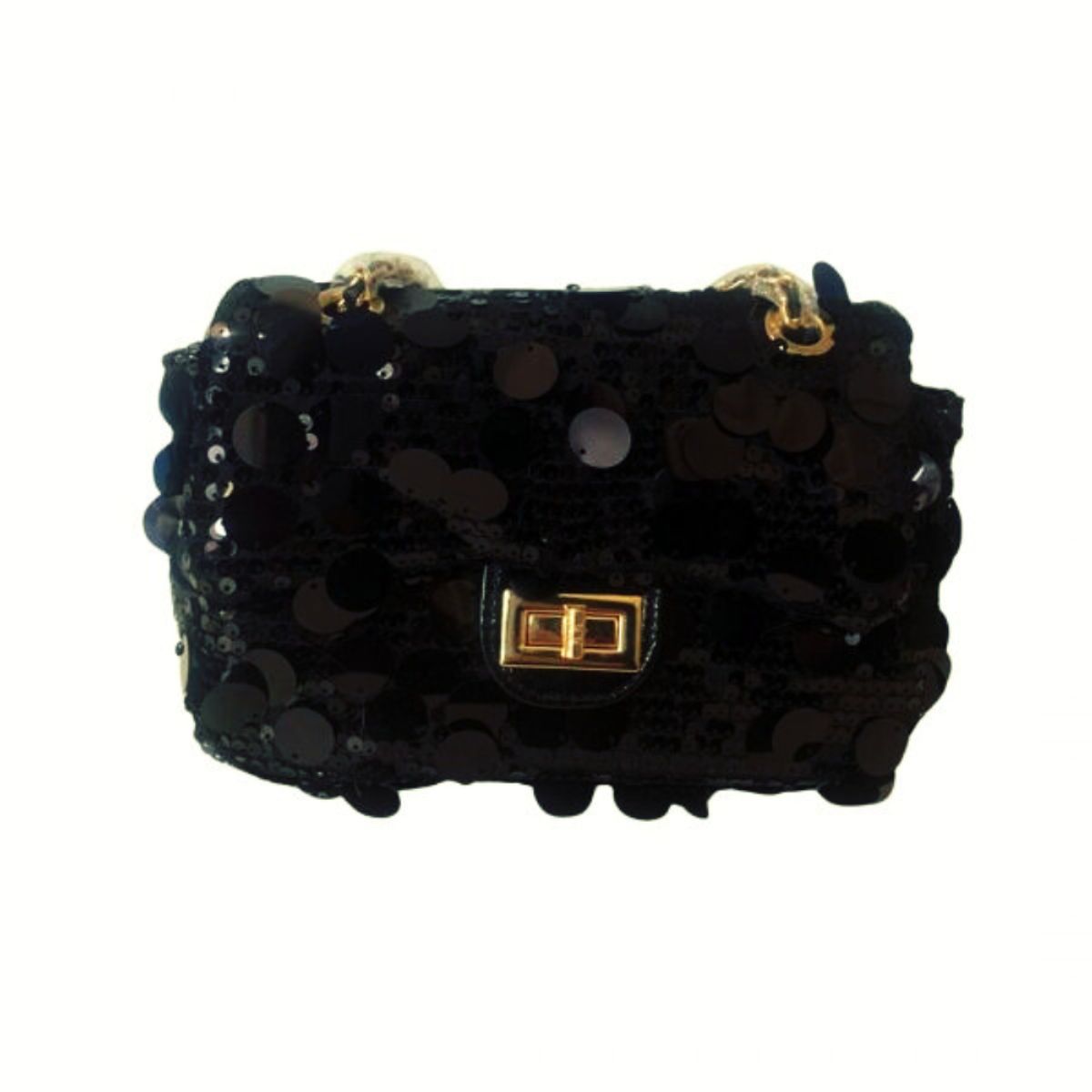 GENERICO - Cartera Lentejuela con Solapa Fiesta -Kahlo & Co