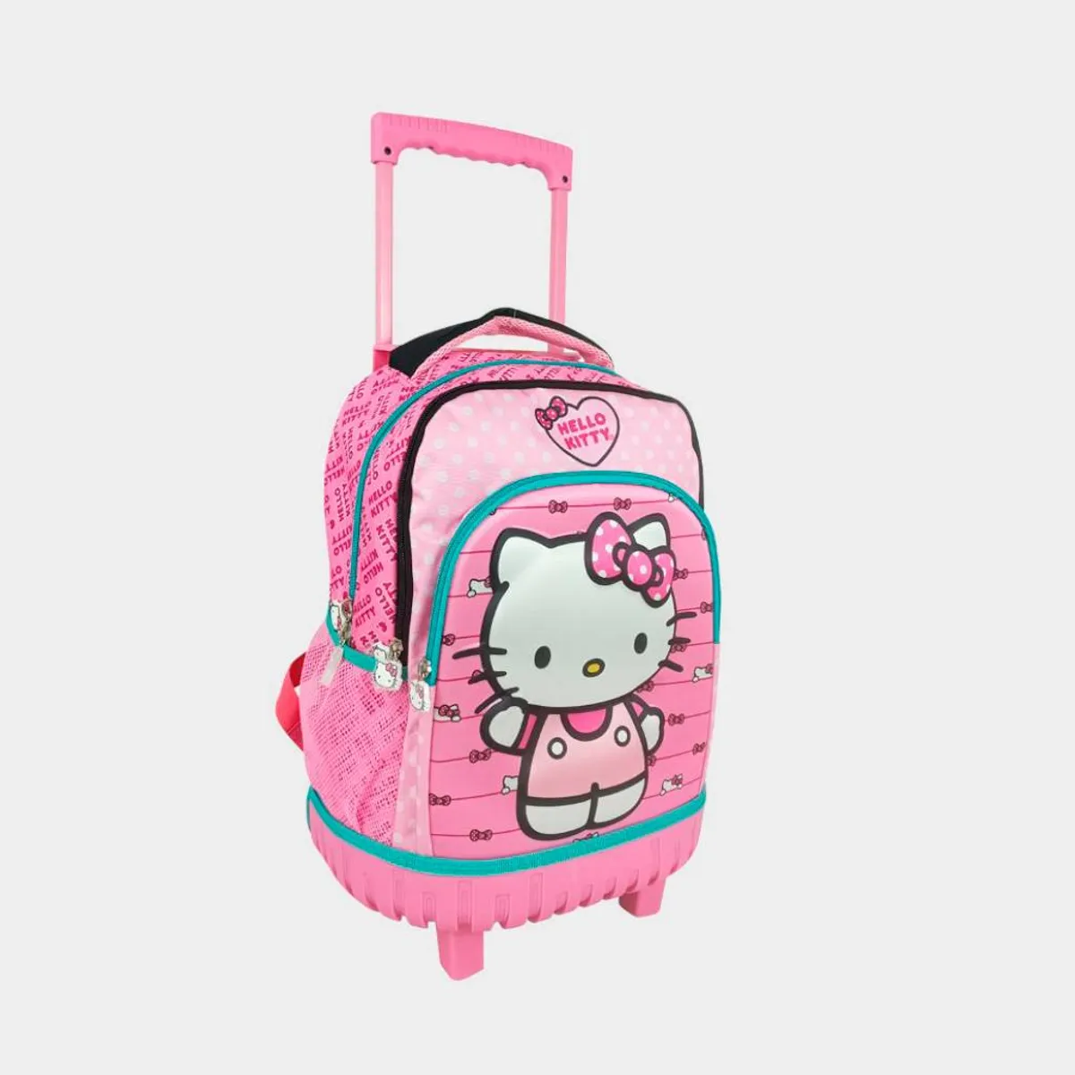 SCOOL - SET 3P MOCHI-RUEDA ESCOLAR PARA NIÑOS SCOOL 803800 HELLO KITTY