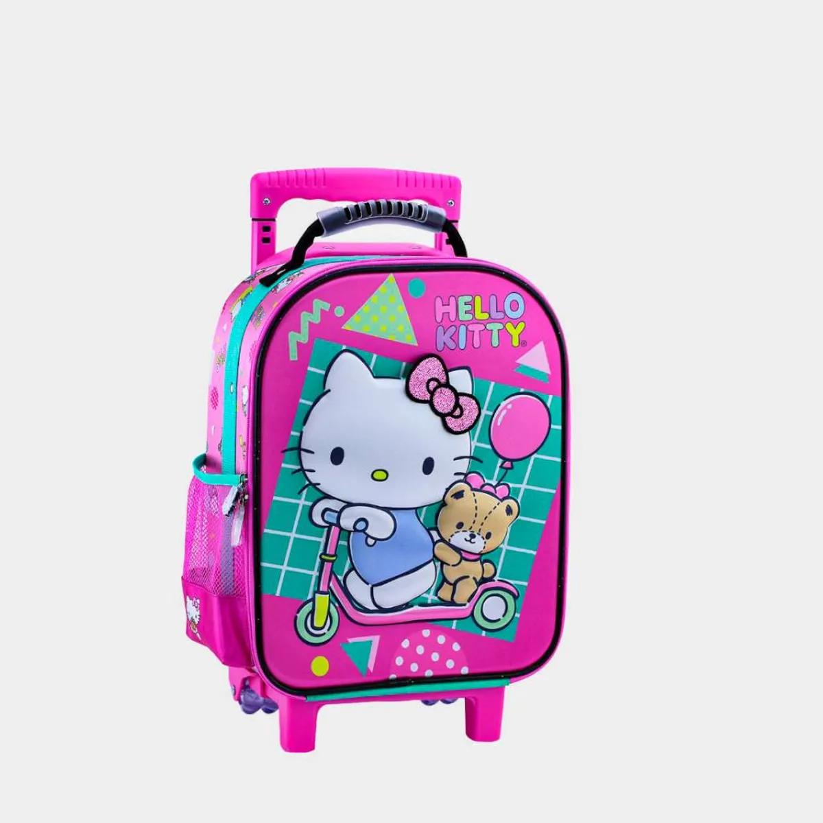 SCOOL - SET 3P MALETA ESCOLAR PARA NIÑOS SCOOL 803792 HELLO KITTY