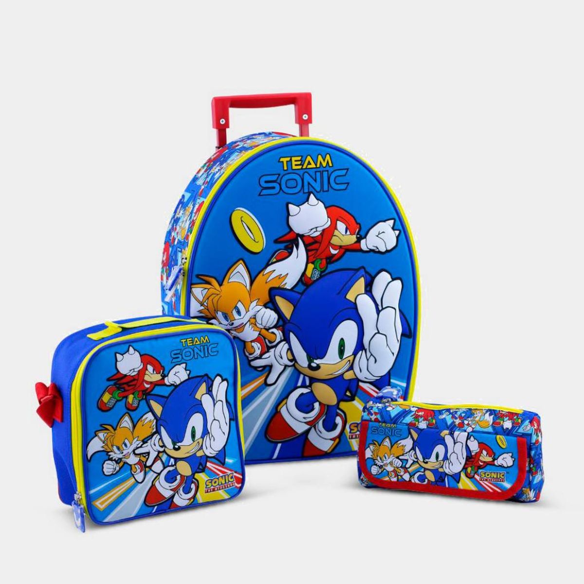 SCOOL - SET 3P MALETA ESCOLAR PARA NIÑOS SCOOL 803998 SONIC