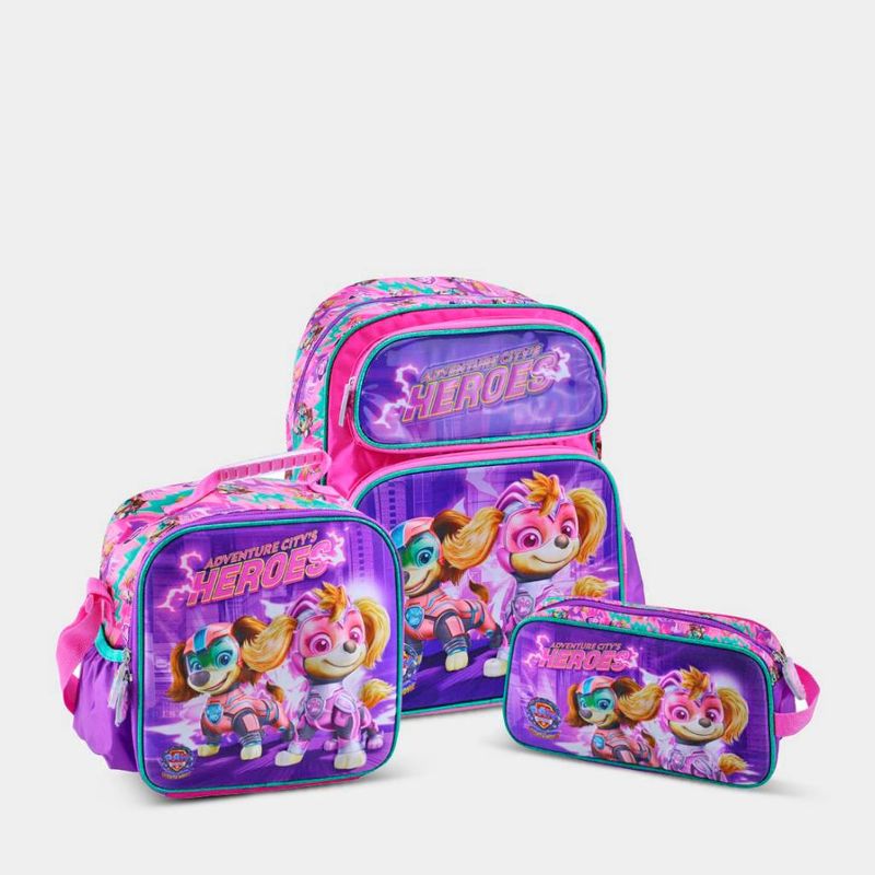 SCOOL - SET 3P MOCHILA ESCOLAR PARA NIÑOS SCOOL 803781 PAW PATROL