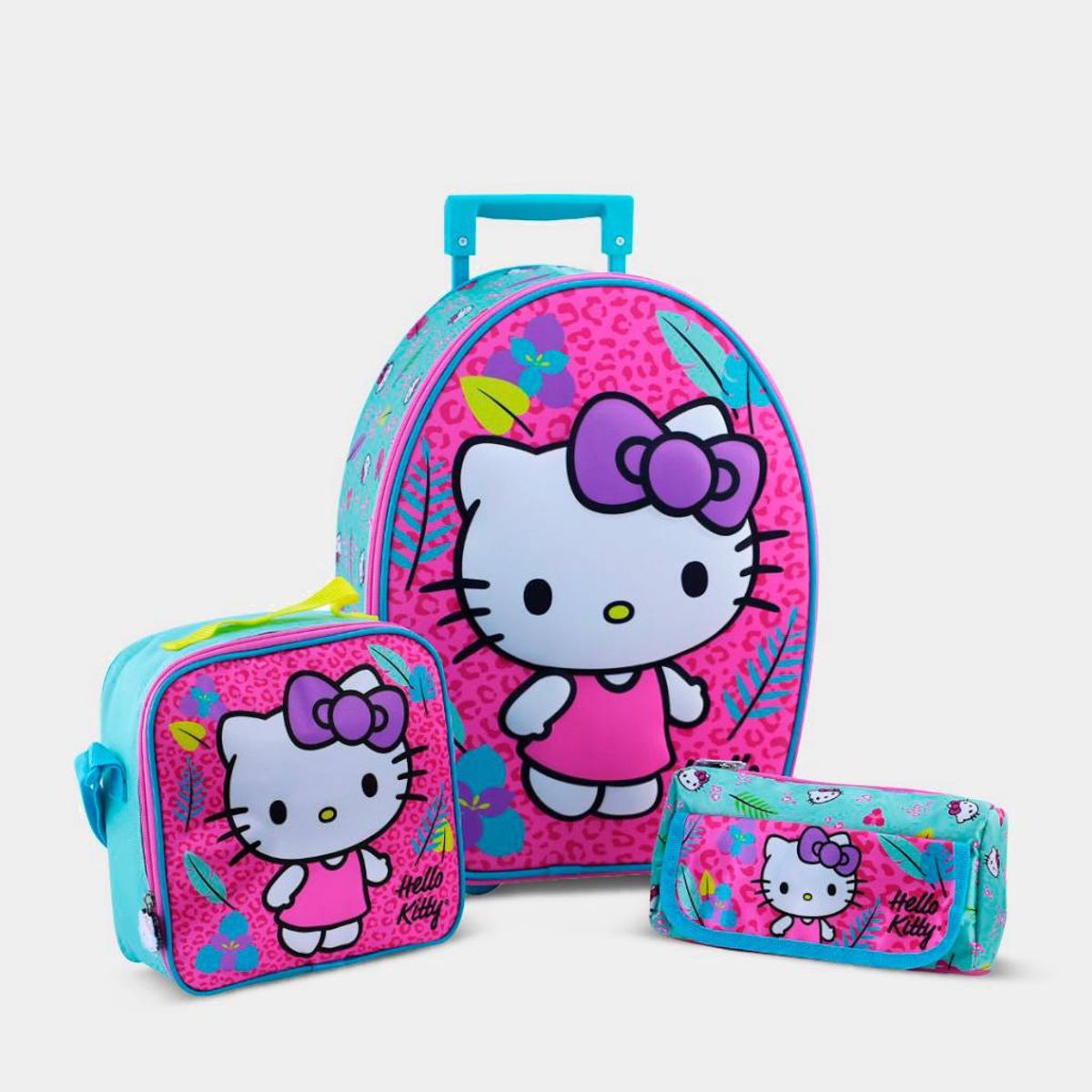 SCOOL - Set 3P Maleta Escolar Scool Pre Escolar 803872 Hello Kitty Eva