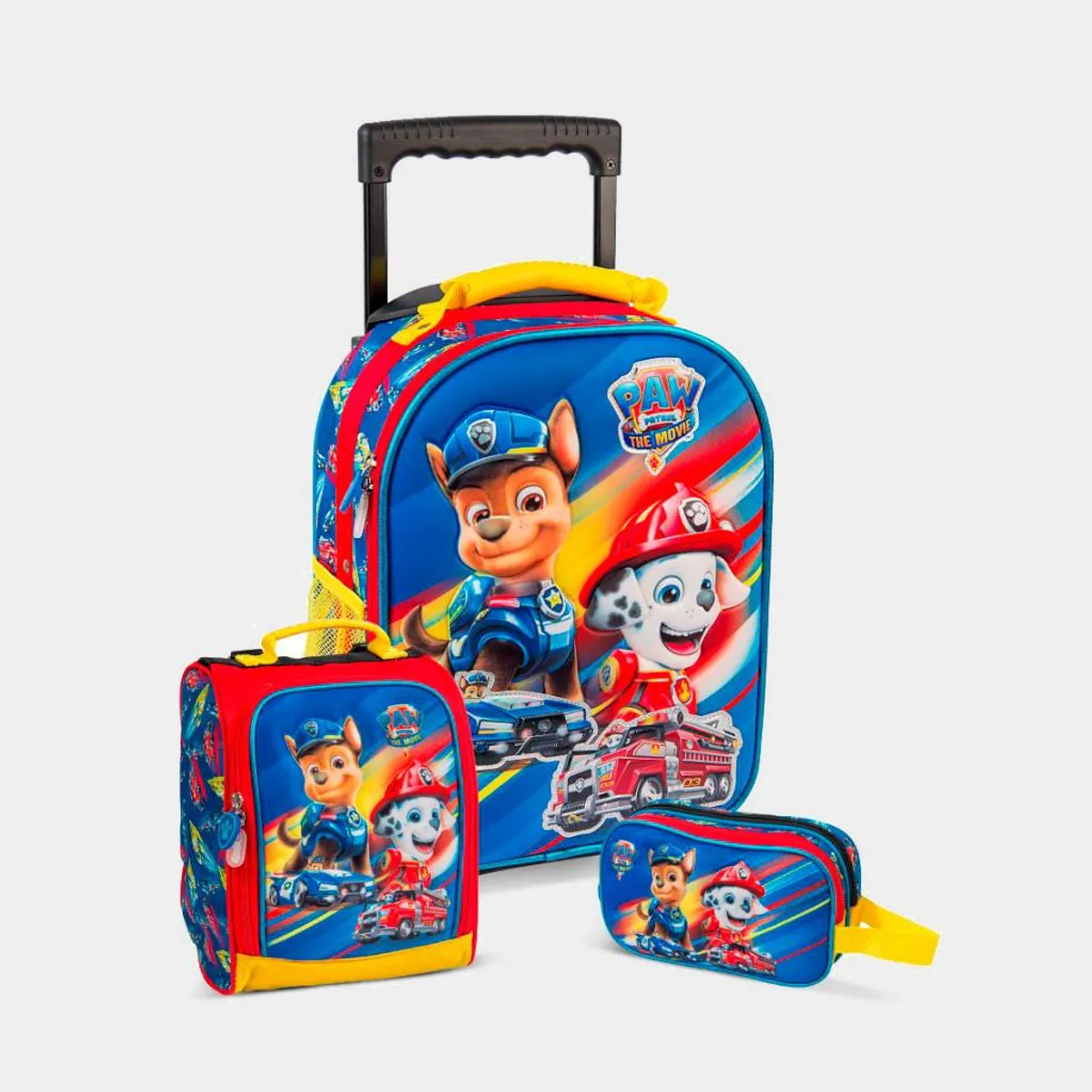 SCOOL - SET 3P MALETA ESCOLAR PARA NIÑOS SCOOL 803340 PAW PATROL