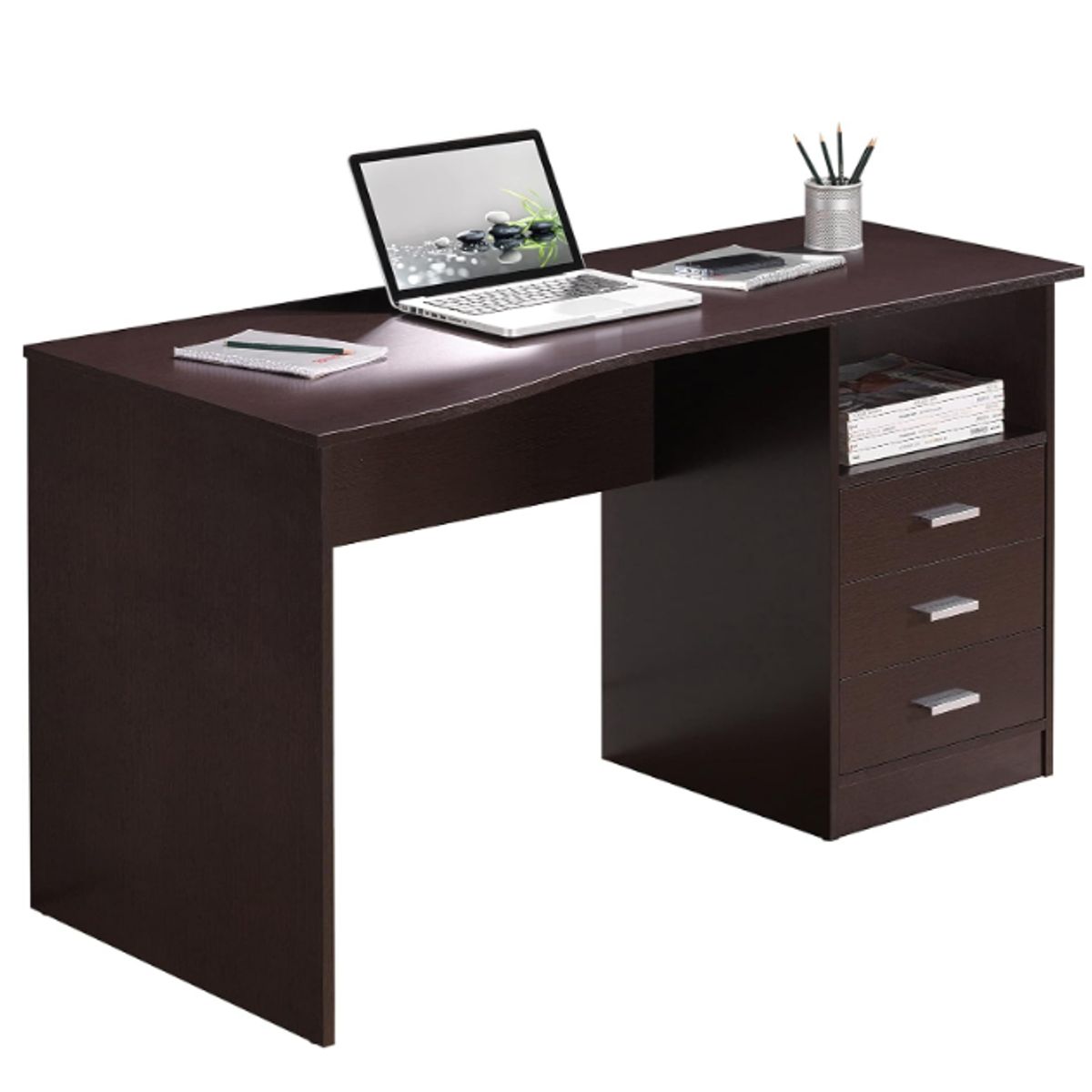 NACION MUEBLES - ESCRITORIO NACION MUEBLES FATIMA COLOR MARRÓN