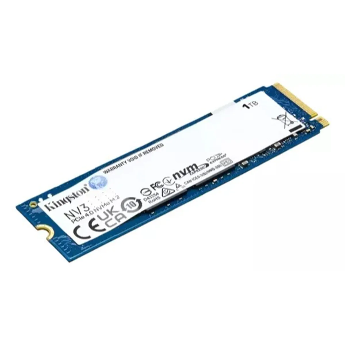 KINGSTON - Disco Sólido M.2 1tb Nvme Kingston Nv3 Ssd Pcie 4.0 (veloz)