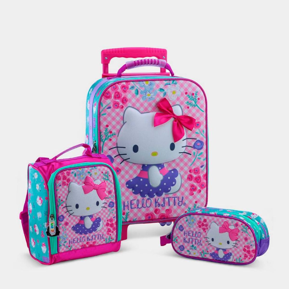 SCOOL - Set 3P Maleta Escolar Scool Pre Escolar 803788 Hello Kitty Eva