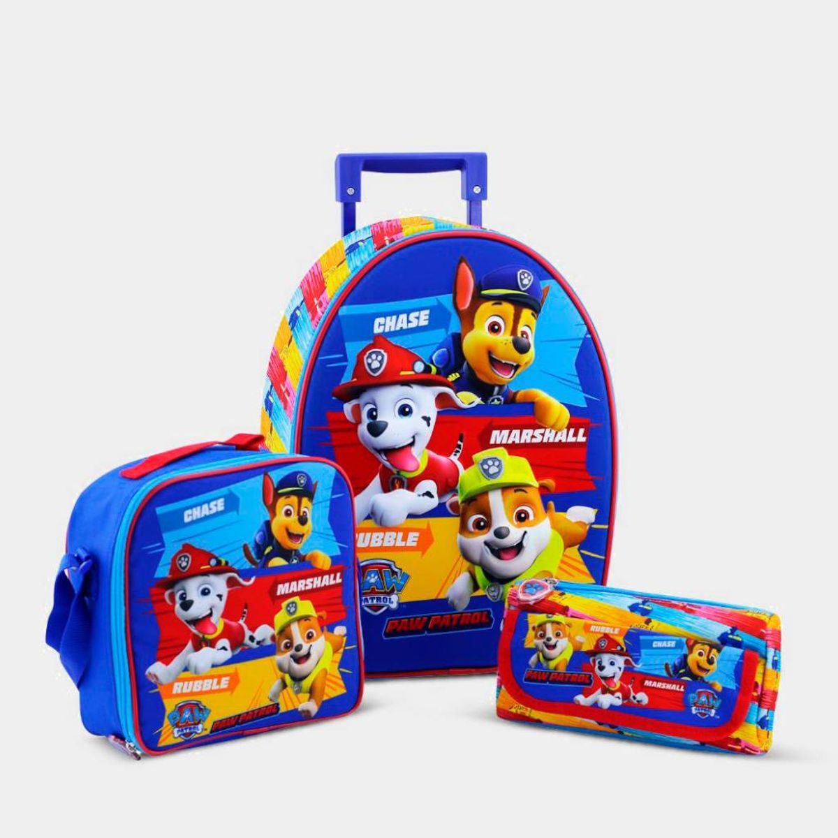 SCOOL - SET 3P MALETA ESCOLAR PARA NIÑOS SCOOL 803837 PAW PATROL