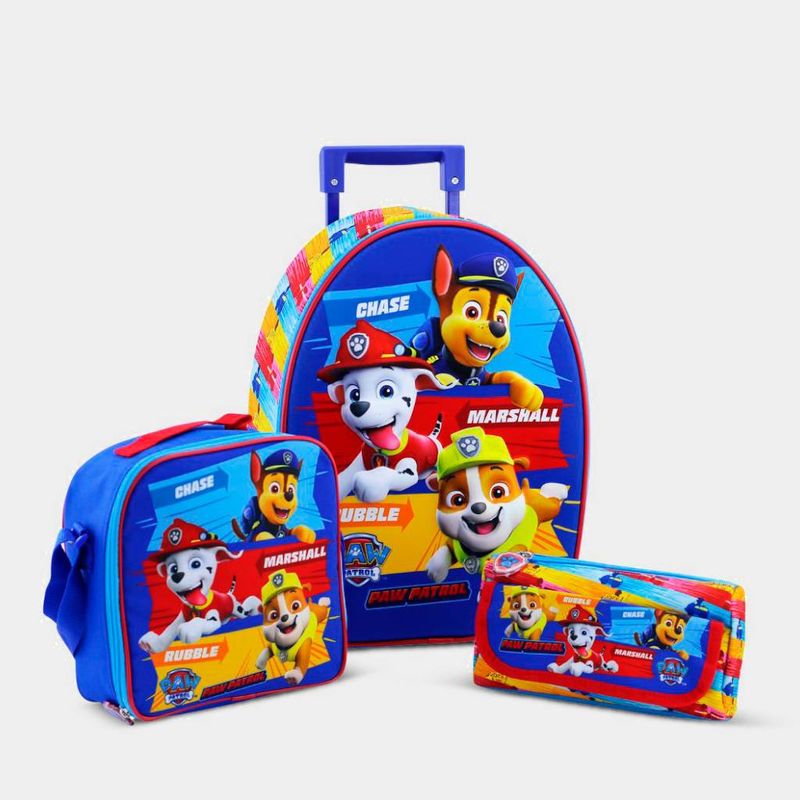 SCOOL - SET 3P MALETA ESCOLAR PARA NIÑOS SCOOL 803837 PAW PATROL