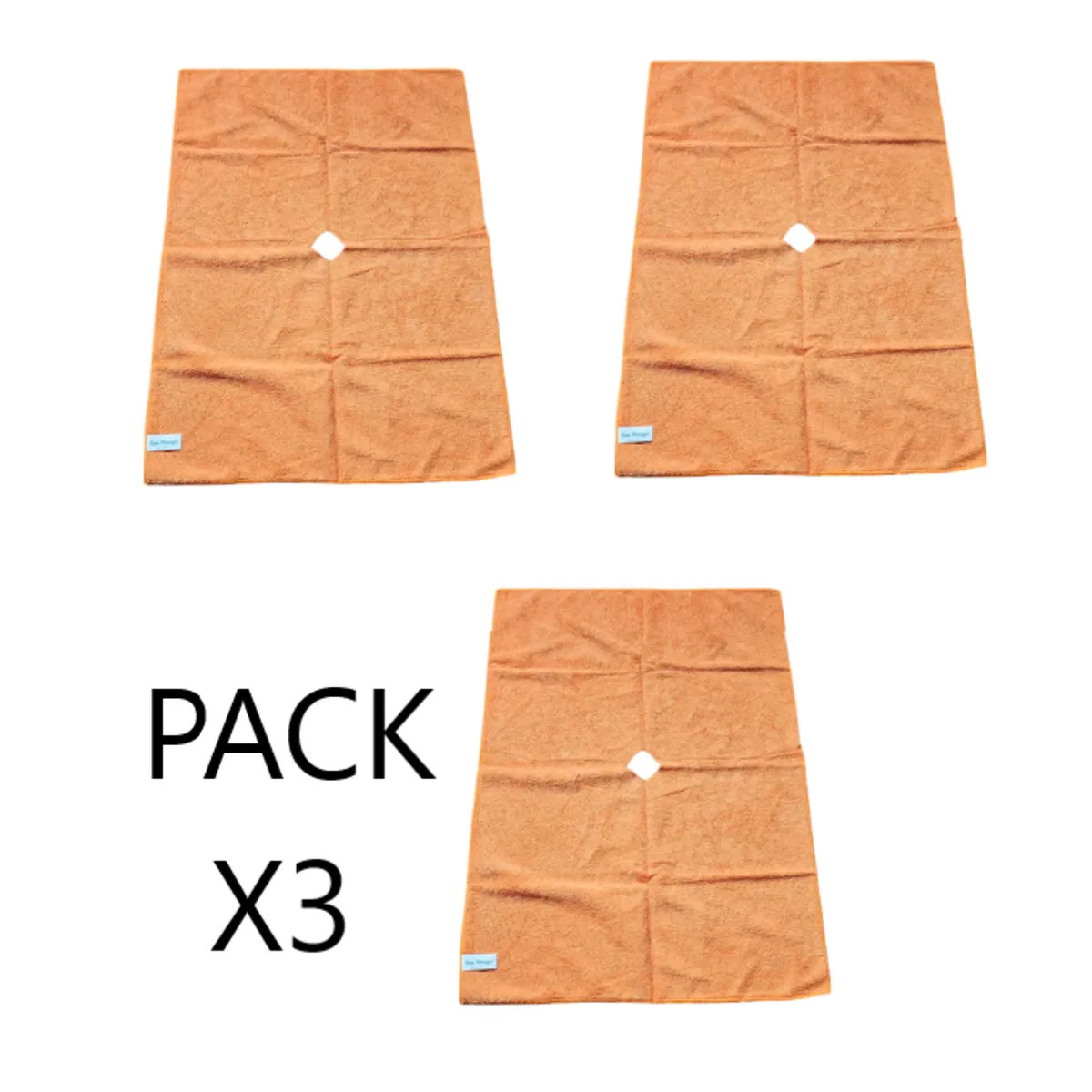 GENERICO - PACK X3 TRAPEADOR DE MICROFIBRA 50X70CM BUENA CALIDAD