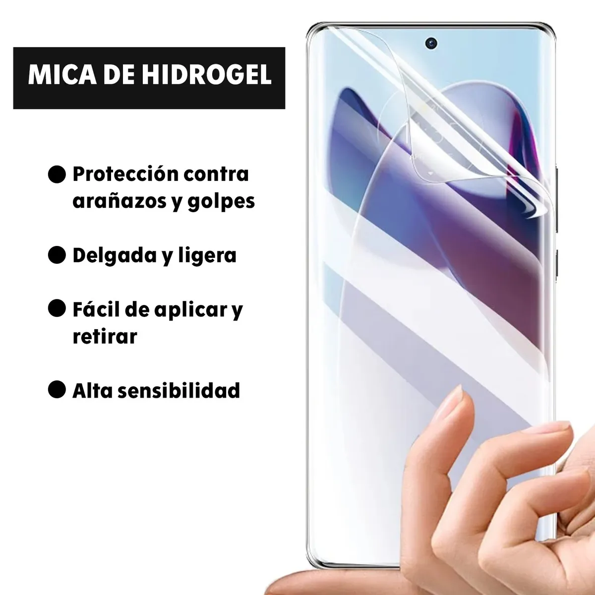GENERICO - Mica Hidrogel OPPO RENO 12 - Transparente