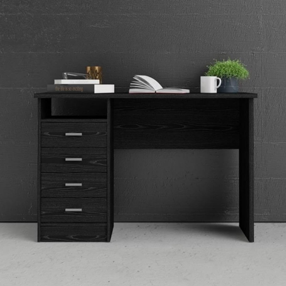 NACION MUEBLES - ESCRITORIO NACION MUEBLES JORGE COLOR NEGRO