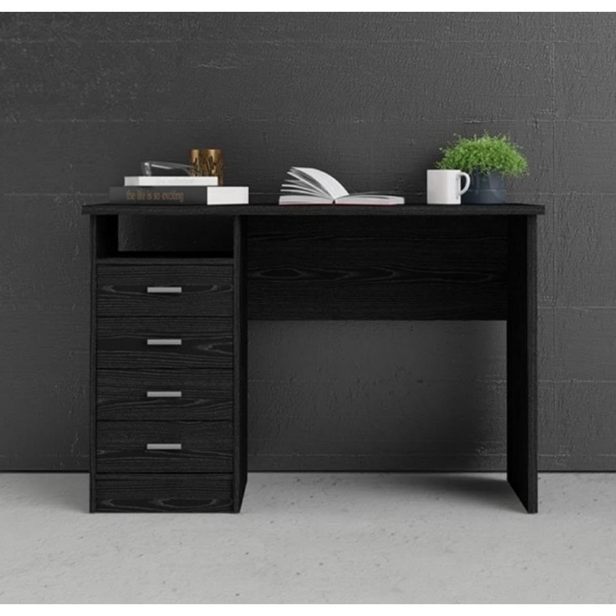 NACION MUEBLES - ESCRITORIO NACION MUEBLES JORGE COLOR NEGRO