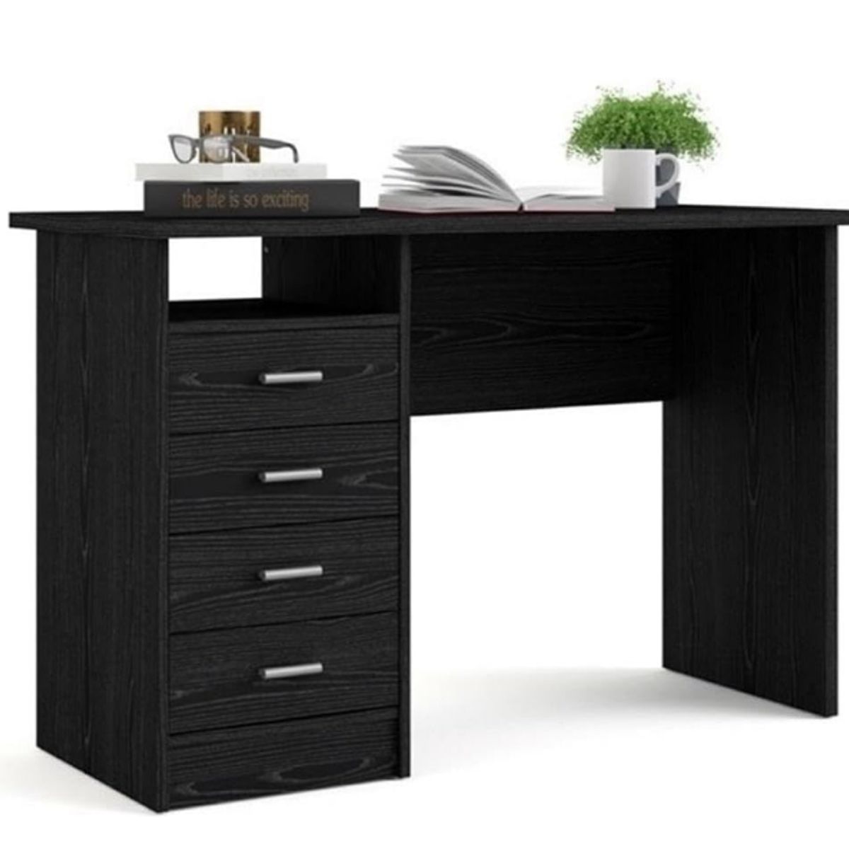 NACION MUEBLES - ESCRITORIO NACION MUEBLES JORGE COLOR NEGRO