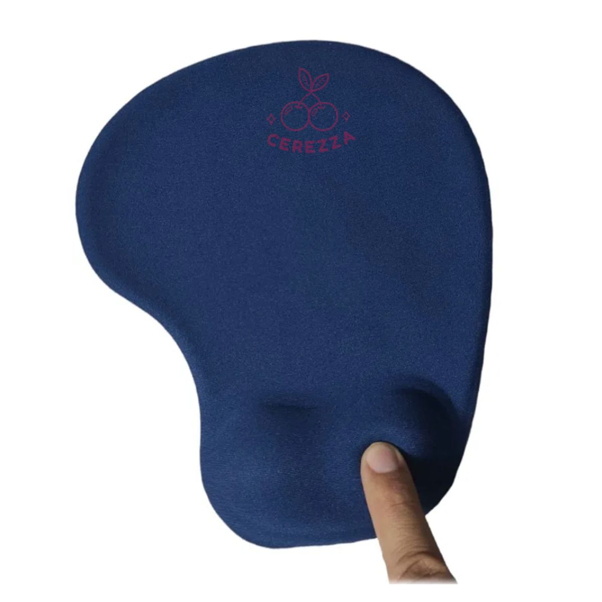 GENERICO - Pad Mouse Ergonómico Con Apoyo En Gel Para La Muñeca Azul Oscuro