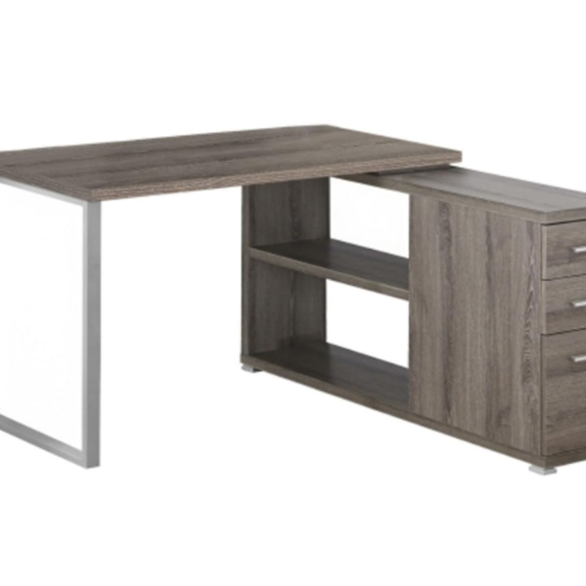 NACION MUEBLES - ESCRITORIO NACION MUEBLES KIARA COLOR GRIS CLARO