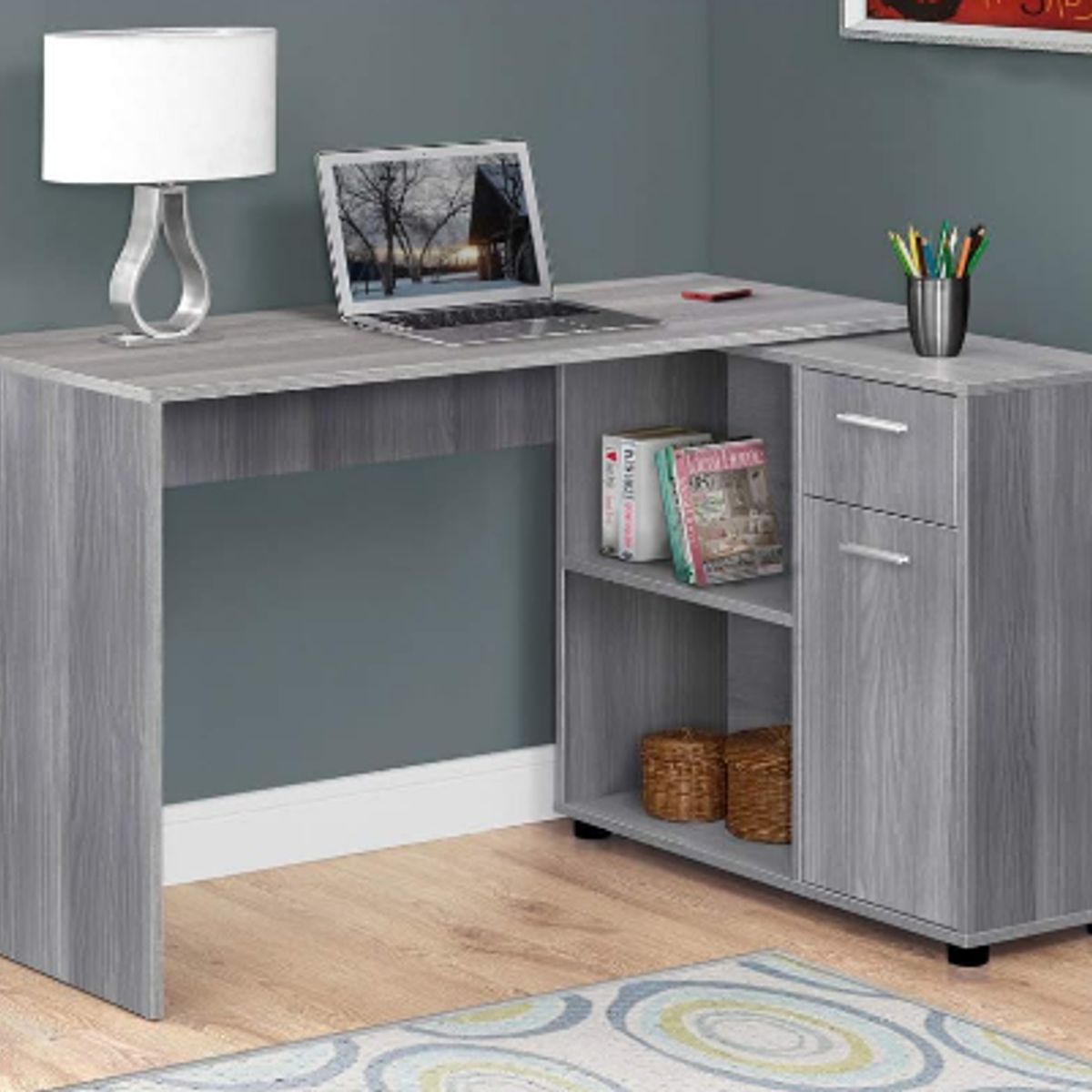 NACION MUEBLES - ESCRITORIO NACION MUEBLES MILENA COLOR GRIS