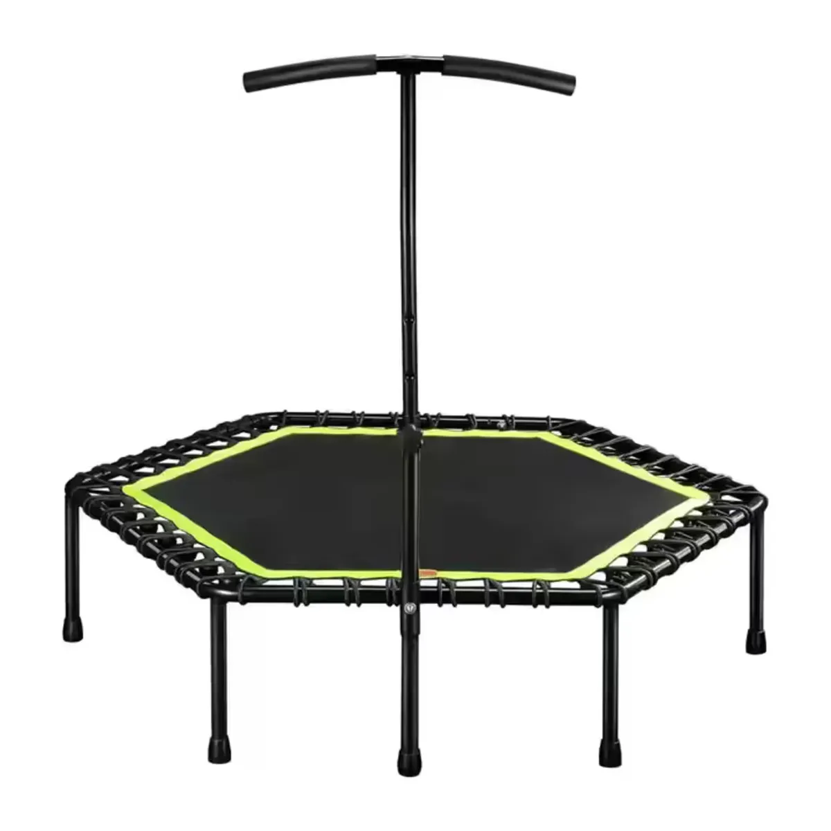 EVERBEST - Trampolín deportivo fitness con Parante regulable Cama saltarina Hexagonal