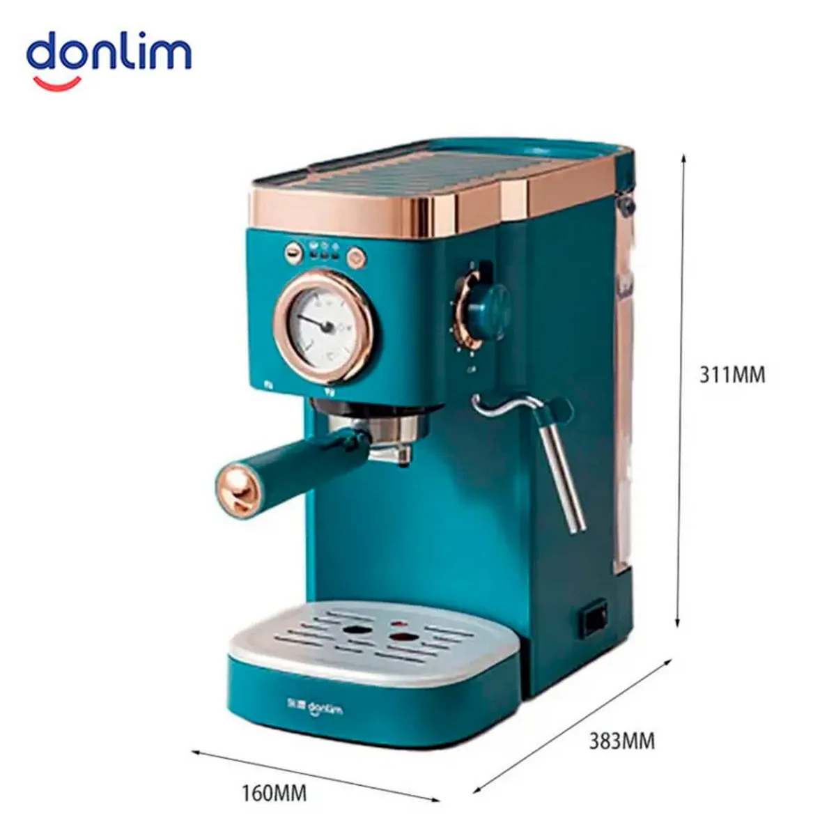 GENERICO - Cafetera Donlim DL-KF5400 Azul Programable
