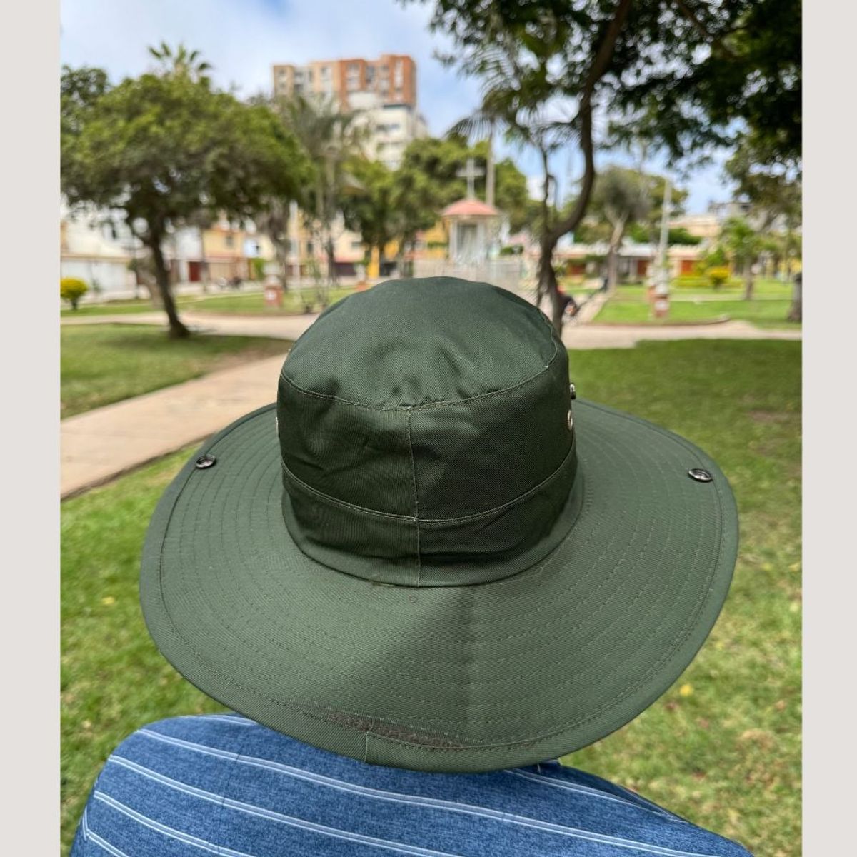 KAST PE - Sombrero pescador unisex Outlander - Verde