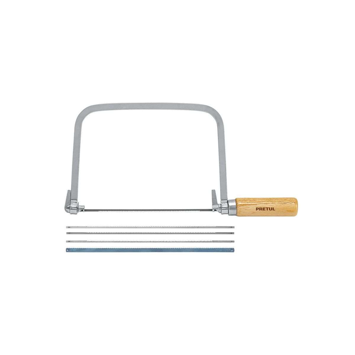 PRETUL - Arco calador con 5 seguetas de 6-1/2", Pretul