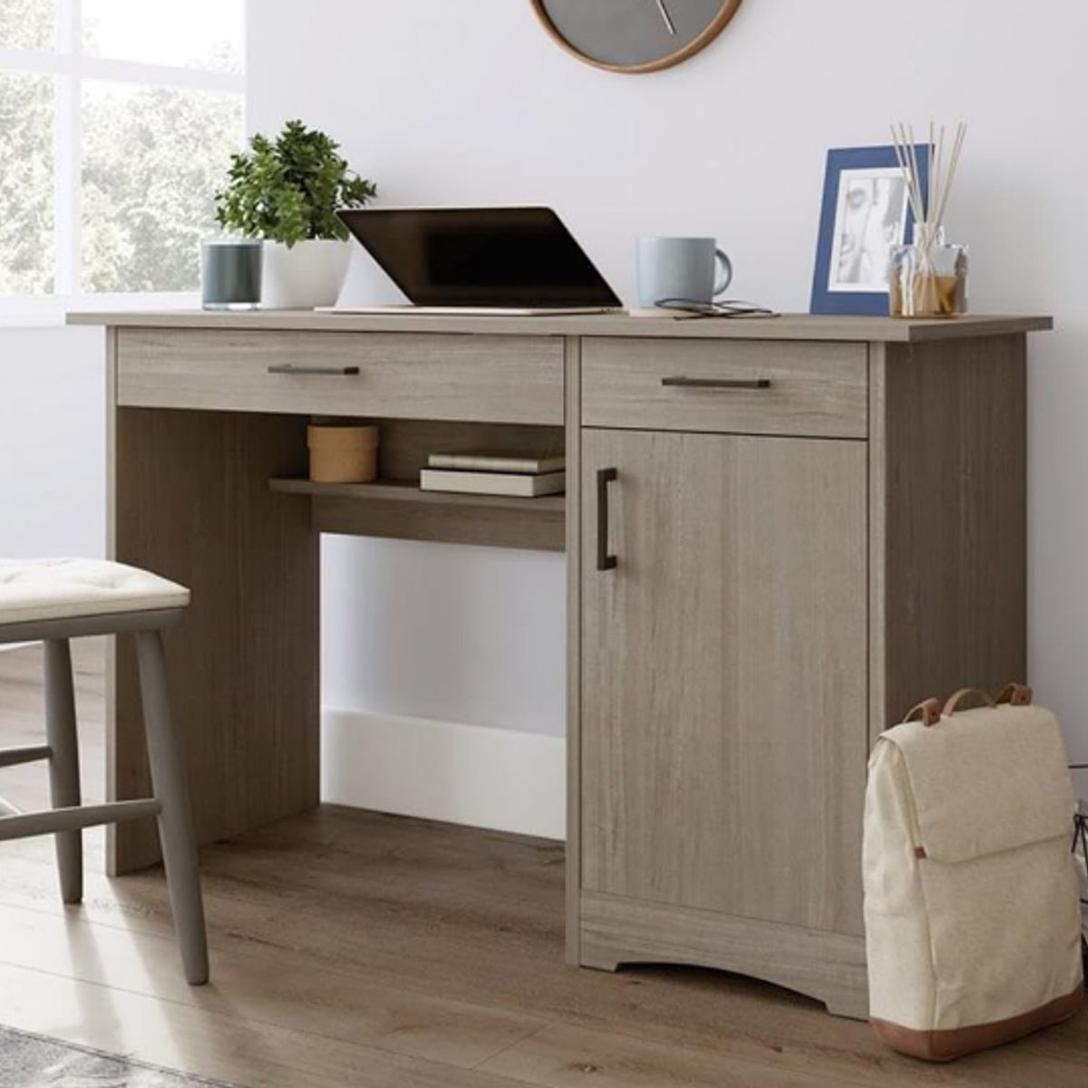 NACION MUEBLES - ESCRITORIO NACION MUEBLES TOM COLOR MARRÓN CLARO