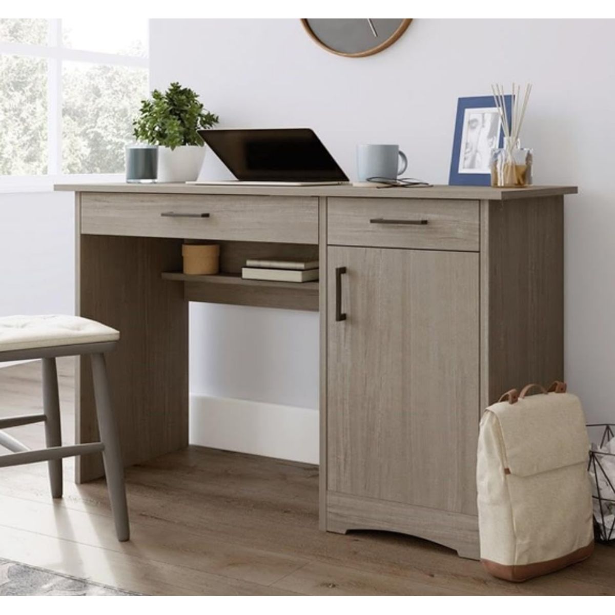 NACION MUEBLES - ESCRITORIO NACION MUEBLES TOM COLOR MARRÓN CLARO