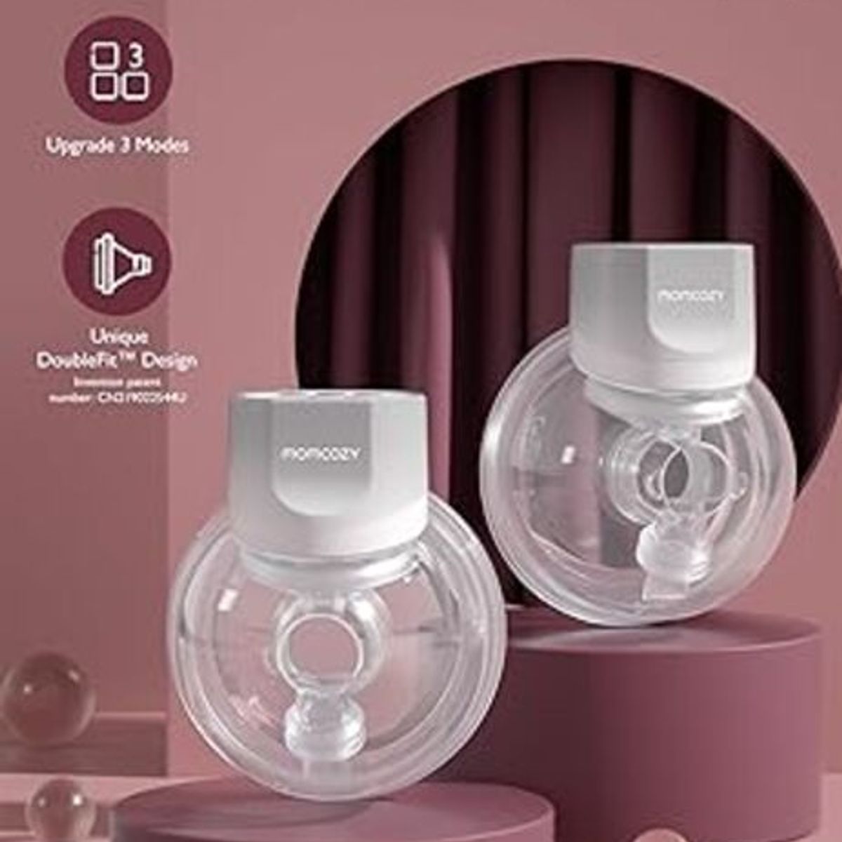 MOMCOZY - Extractor de leche Momcozy S12 Pro Doble Manos Libres