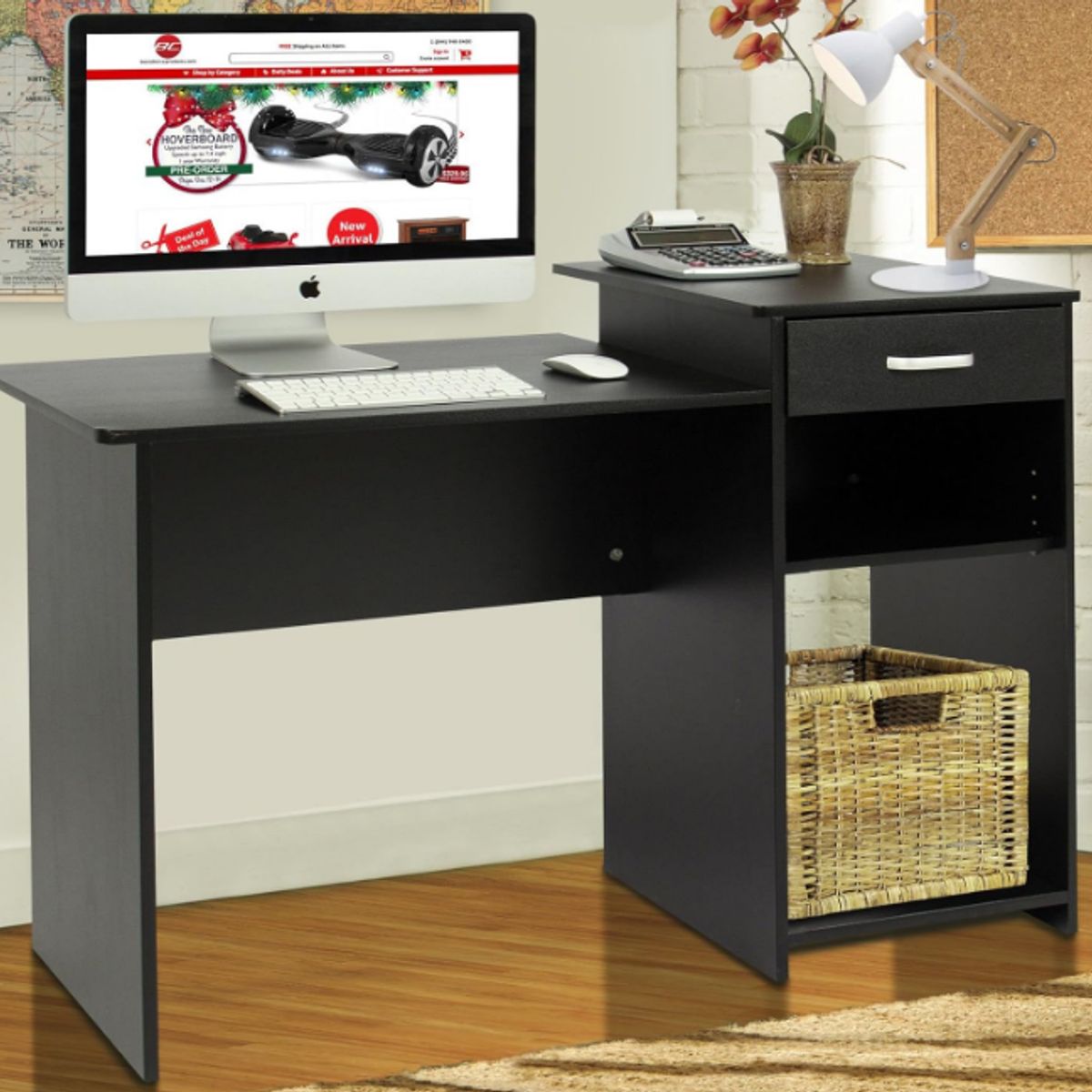 NACION MUEBLES - ESCRITORIO NACION MUEBLES LUCY COLOR NEGRO