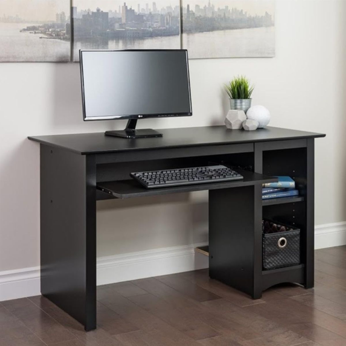 NACION MUEBLES - ESCRITORIO NACION MUEBLES MIKU COLOR NEGRO