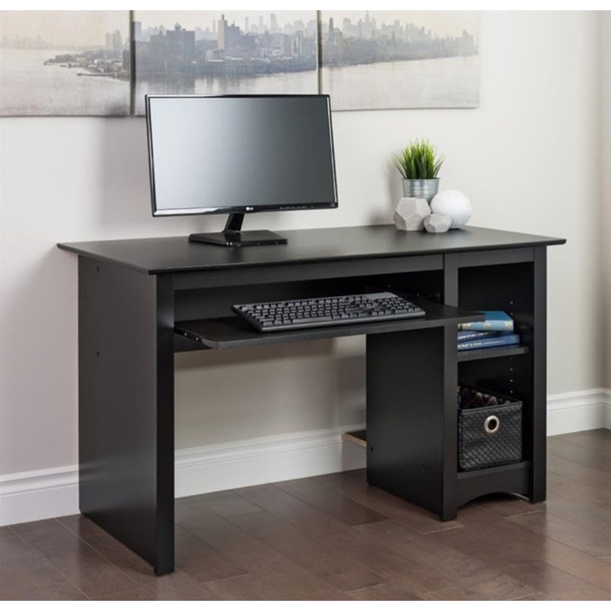 NACION MUEBLES - ESCRITORIO NACION MUEBLES MIKU COLOR NEGRO