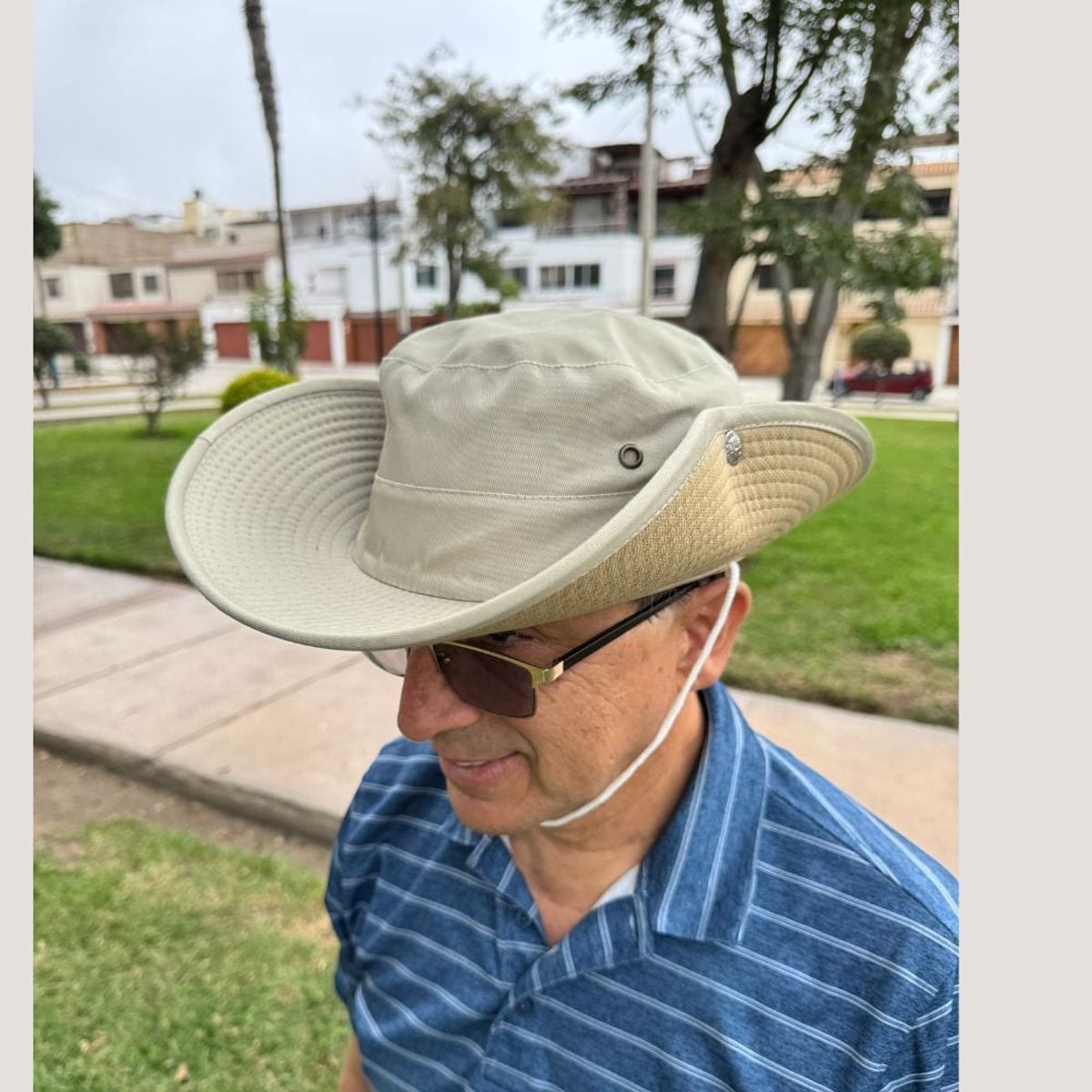 KAST PE - Sombrero pescador Outlander - Crema