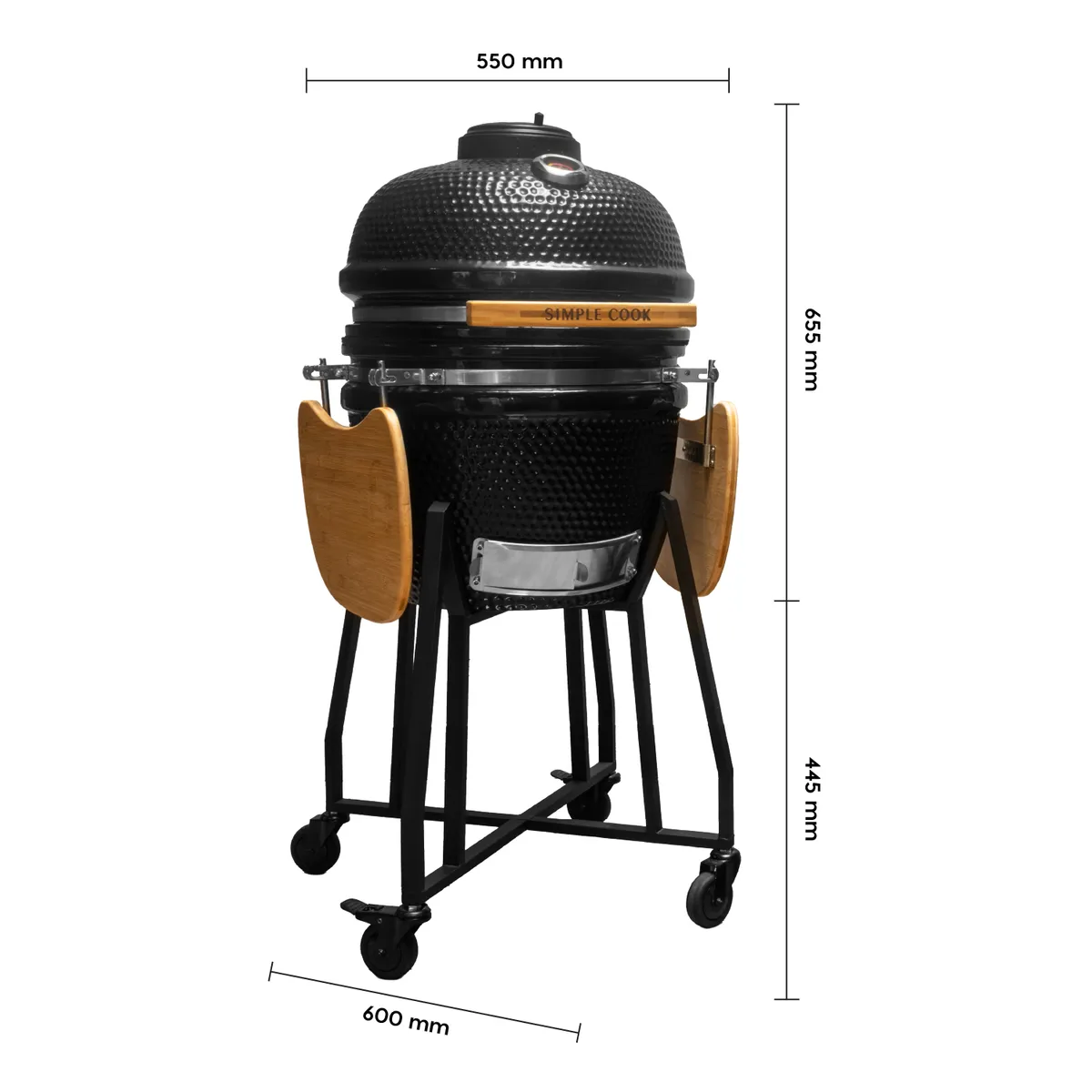FDV - Parrilla Kamado Sakai Negro 19 " FDV