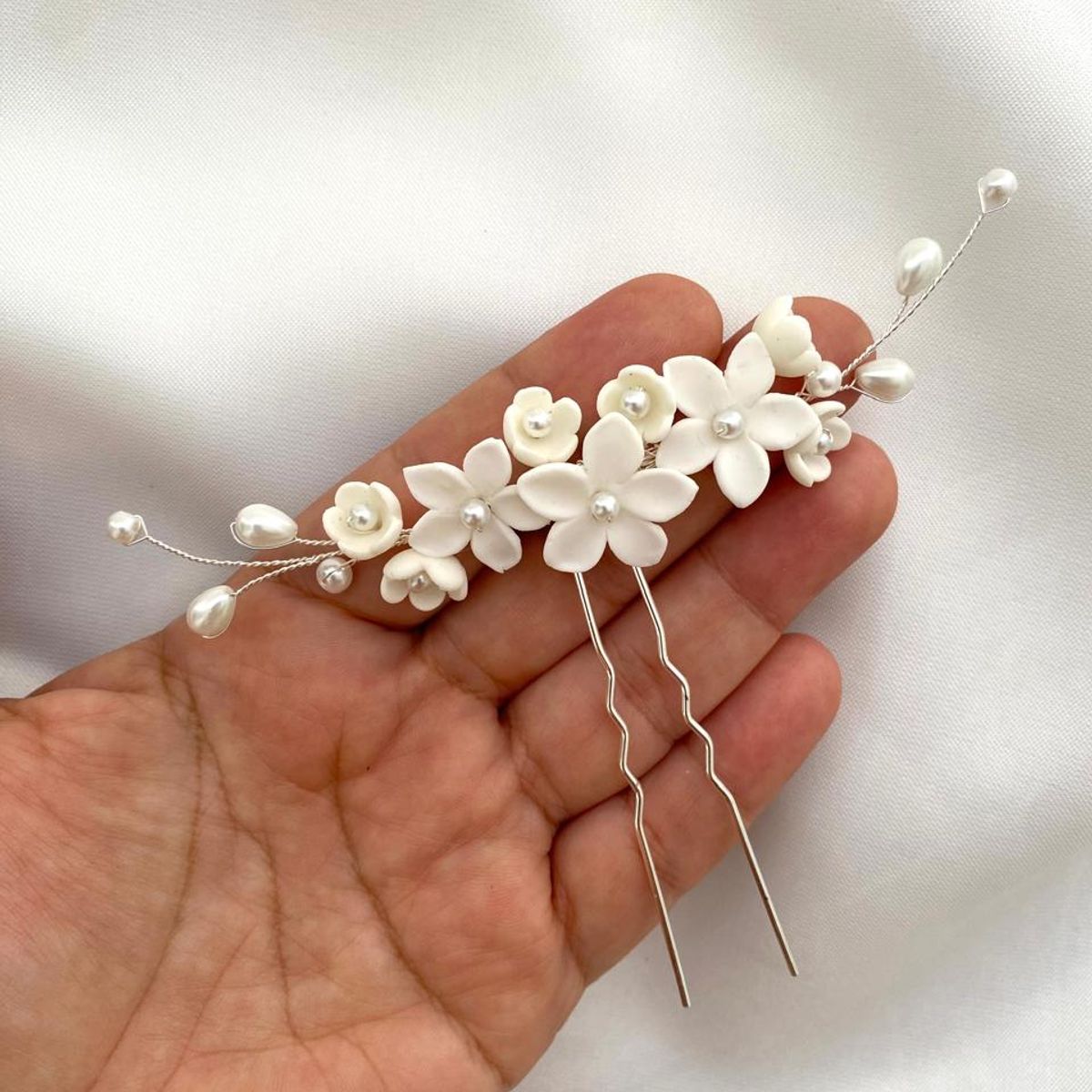 GENERICO - TOCADO BODA PIN TIARA ACCESORIO PARA NOVIA