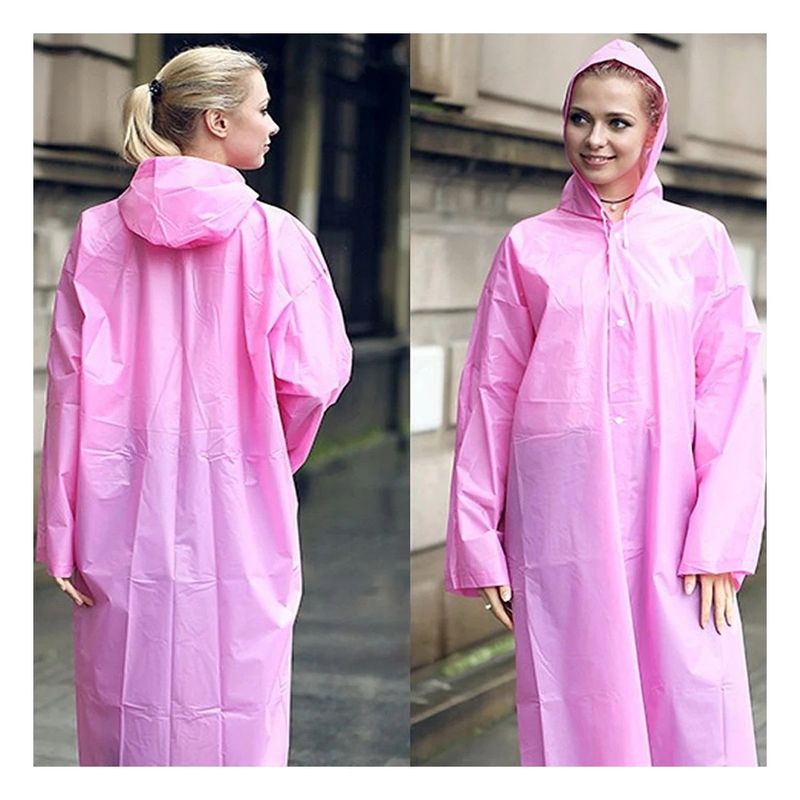 RYBIU IMPORT - Poncho Durable en Tono Morado Y+Envoltorio de Regalo