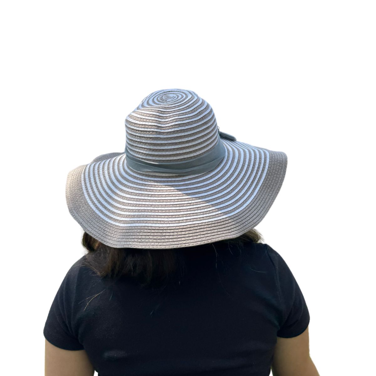 KAST PE - Sombrero de Playa Verano para Mujer Oasis Ajustable - Gris